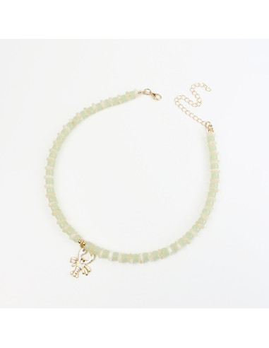 Collar de acrílico con dije | INFINITA MODA