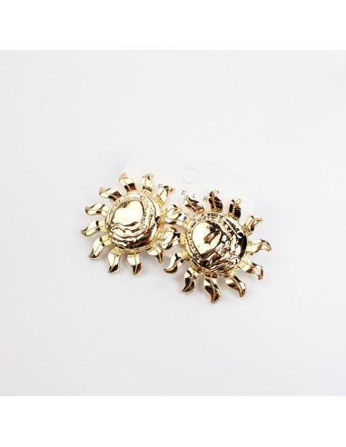 Aro de Metal Golden Sun | Infinita Moda