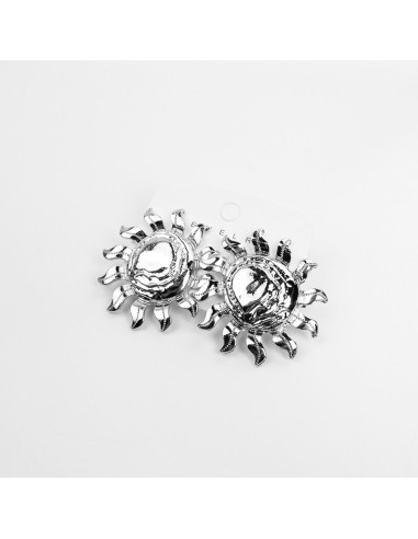 Aro de Metal Níquel Sun | Infinita Moda