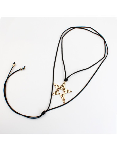 Collar Corbatero de Gamuza | Infinita Moda