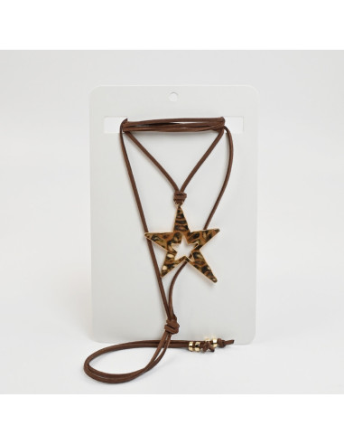 Collar Corbatero de Gamuza | Infinita Moda