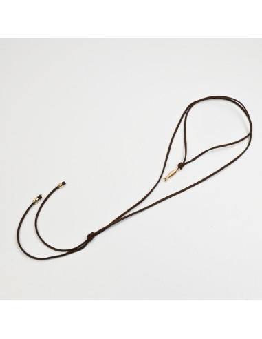Collar Corbatero de Gamuza | Infinita Moda