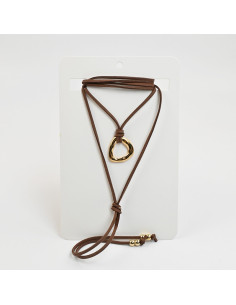Collar Corbatero de Gamuza | Infinita Moda
