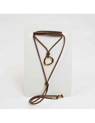 Collar Corbatero de Gamuza | Infinita Moda