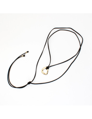 Collar Corbatero de Gamuza | Infinita Moda