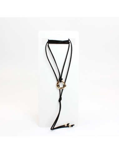 Collar Corbatero de Gamuza | Infinita Moda