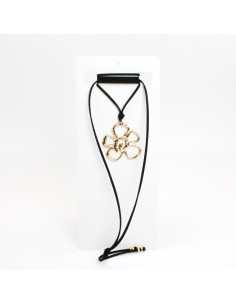 Collar Corbatero de Gamuza | Infinita Moda