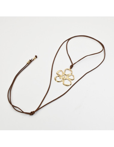 Collar Corbatero de Gamuza | Infinita Moda