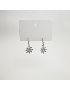 Aros strass flor para venta mayorista.