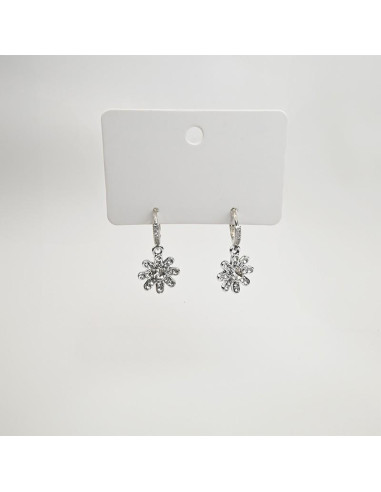 Aros strass flor para venta mayorista.