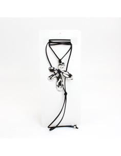 Collar Corbatero de Gamuza | Infinita Moda