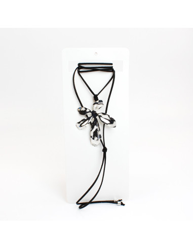 Collar Corbatero de Gamuza | Infinita Moda