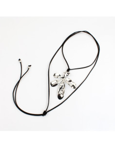 Collar Corbatero de Gamuza | Infinita Moda