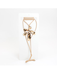Collar Corbatero de Gamuza | Infinita Moda