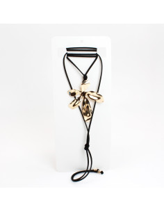 Collar Corbatero de Gamuza | Infinita Moda