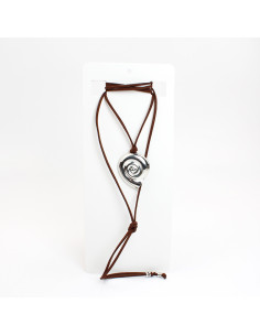 Collar Corbatero de Gamuza | Infinita Moda