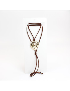 Collar Corbatero de Gamuza | Infinita Moda