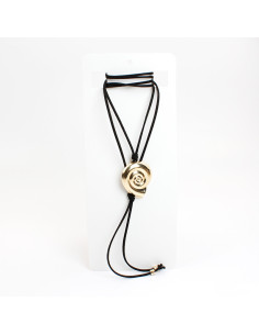 Collar Corbatero de Gamuza | Infinita Moda