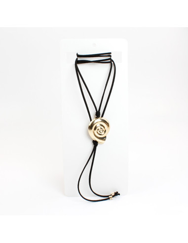 Collar Corbatero de Gamuza | Infinita Moda