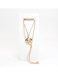 Collar Corbatero de Gamuza | Infinita Moda