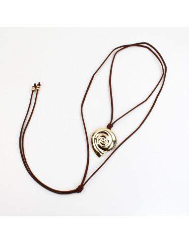 Collar Corbatero de Gamuza | Infinita Moda