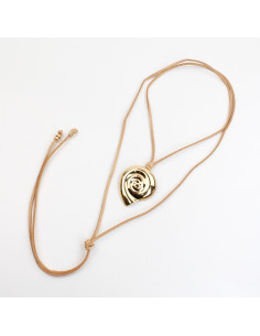 Collar Corbatero de Gamuza | Infinita Moda