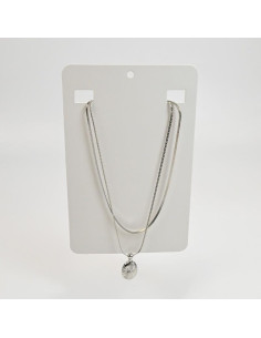 Collar doble cadena para venta mayorista