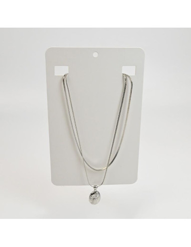 Collar doble cadena para venta mayorista