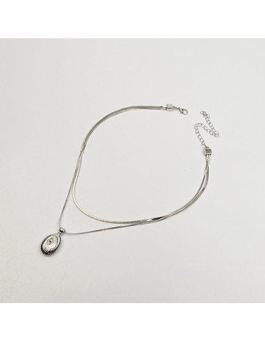 Collar doble cadena para venta mayorista