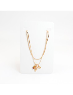 Collar doble cadena para venta mayorista | Infinita Moda
