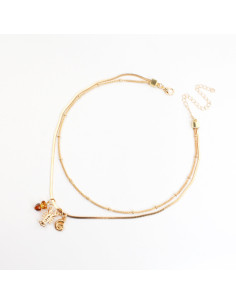 Collar doble cadena para venta mayorista | Infinita Moda