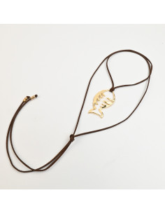 Collar Corbatero de Gamuza | Infinita Moda