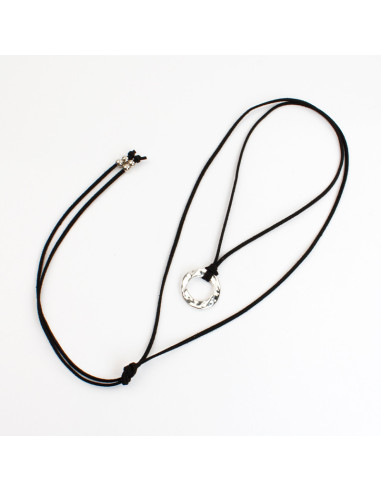 Collar Corbatero de Gamuza | Infinita Moda