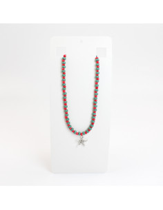 Collar de acrílico con dije | INFINITA MODA