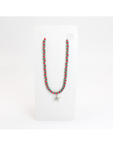 Collar de acrílico con dije | INFINITA MODA