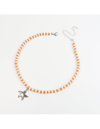 Collar de acrílico con dije | INFINITA MODA