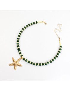 Collar de acrílico con dije | INFINITA MODA