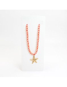 Collar de acrílico con dije | INFINITA MODA