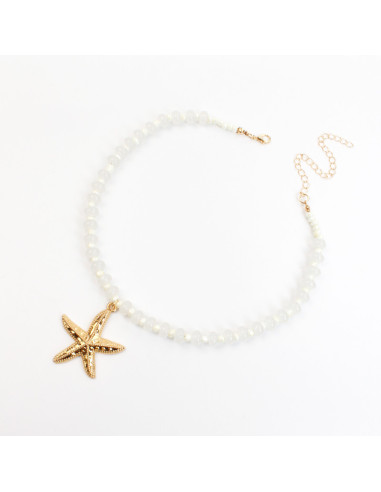Collar de acrílico con dije | INFINITA MODA