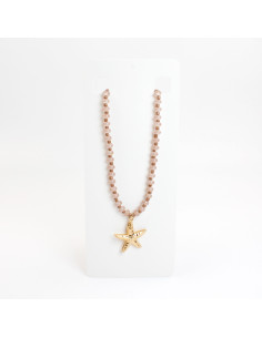 Collar de acrílico con dije | INFINITA MODA
