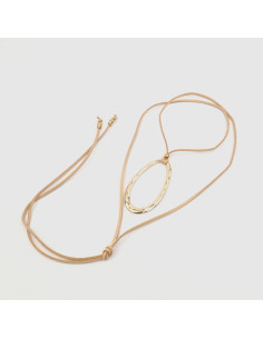 Collar Corbatero de Gamuza | Infinita Moda