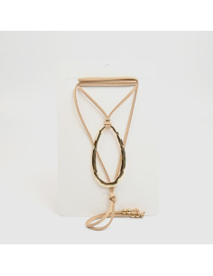 Collar Corbatero de Gamuza | Infinita Moda