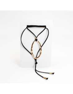 Collar Corbatero de Gamuza | Infinita Moda