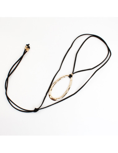Collar Corbatero de Gamuza | Infinita Moda