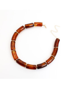 Collar de Acrílico Resinado o Pintado |  Infinita Moda | Mayorista