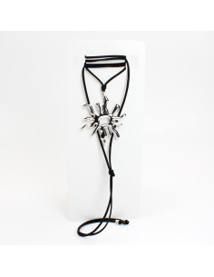 Collar Corbatero Gamuza | INFINITA MODA