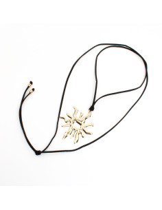 Collar Corbatero Gamuza | INFINITA MODA