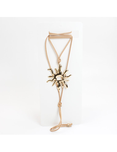 Collar Corbatero Gamuza | INFINITA MODA