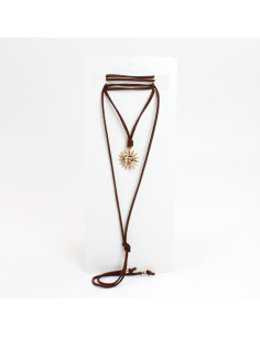 Collar Corbatero Gamuza | INFINITA MODA