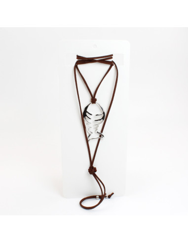 Collar Corbatero Gamuza | INFINITA MODA